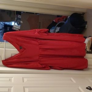 Outlander red dress size 28 with pockets